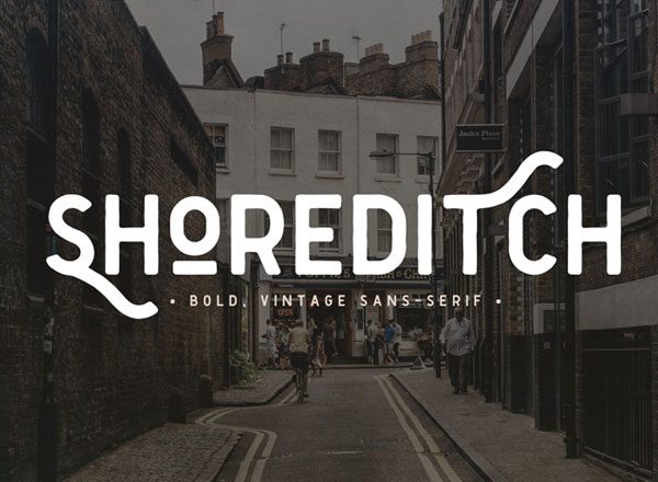 特色无衬线字体 Shoreditch 2 – Sans Serif Font