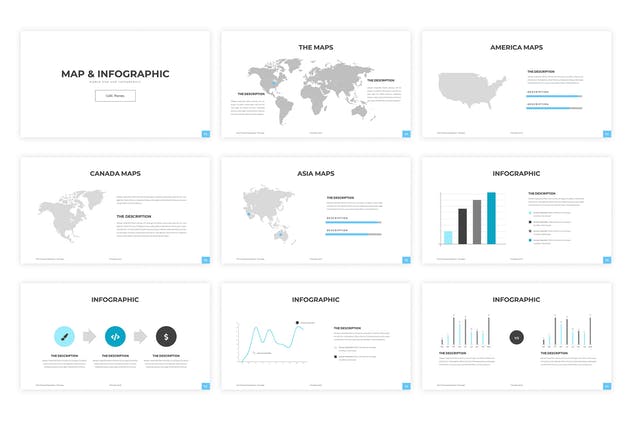 极简主义现代风格谷歌幻灯片模板 Celik Google Slides Template插图(5)