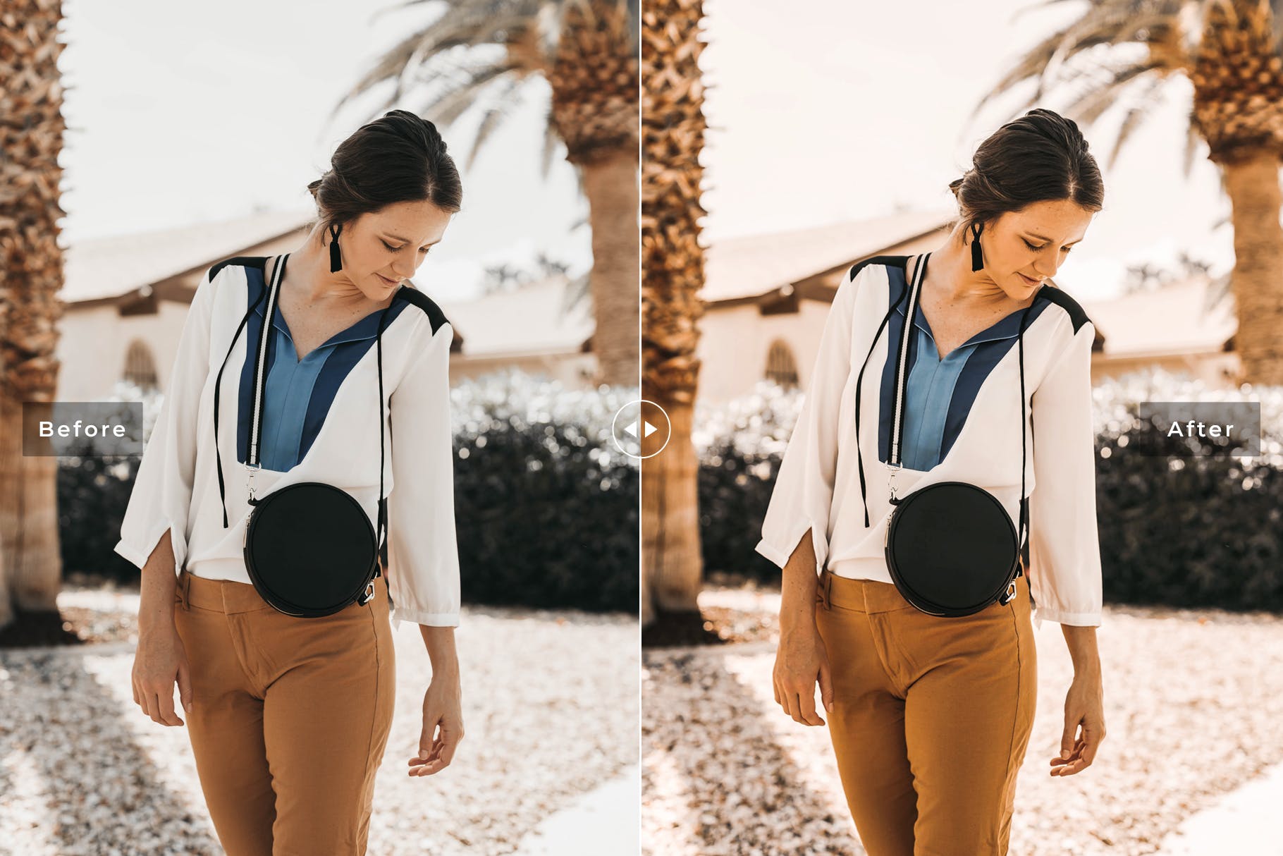 暖色调风格人像摄影LR调色预设 Muted Tones Mobile & Desktop Lightroom Presets插图(1)