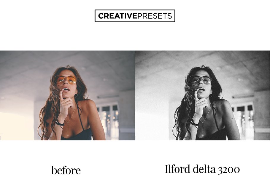 复古怀旧风格黑白照片调色滤镜LR预设 Vintage B&W Film Lightroom Presets插图(5)