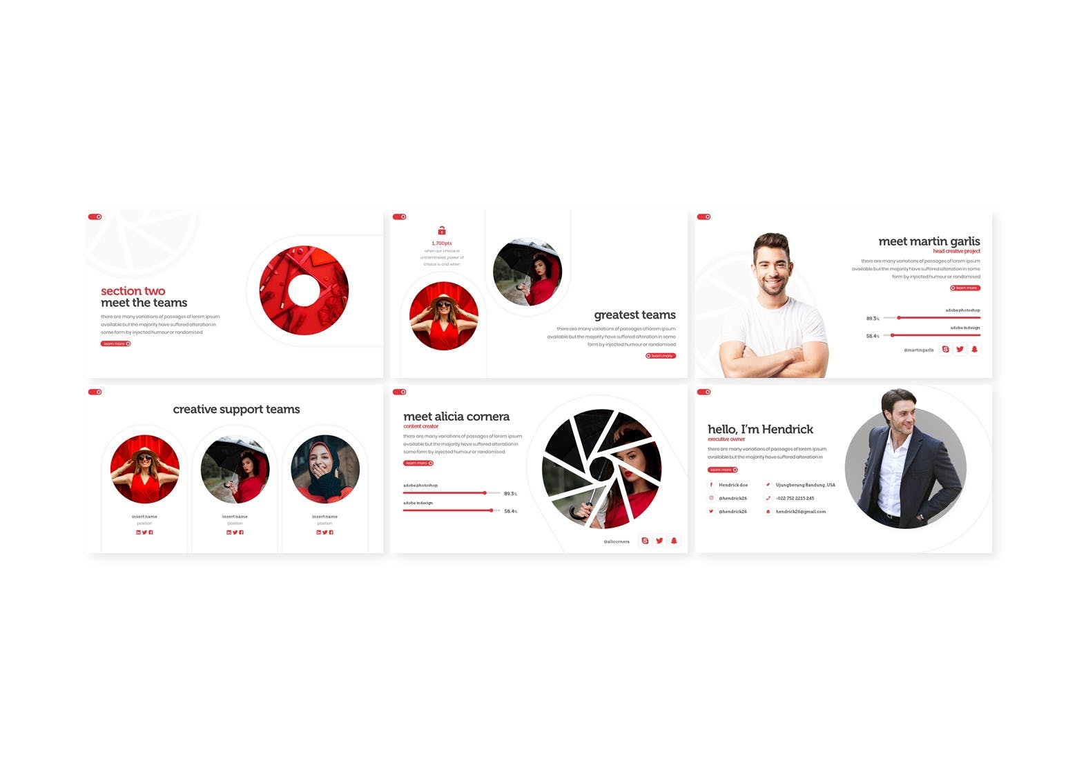 创意摄影主题PPT幻灯片模板下载 visionable – Powerpoint Template插图(2)