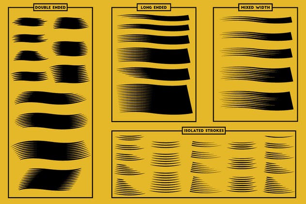 现代木刻设计风格AI笔刷 Modern Woodcut Brushes插图(9)