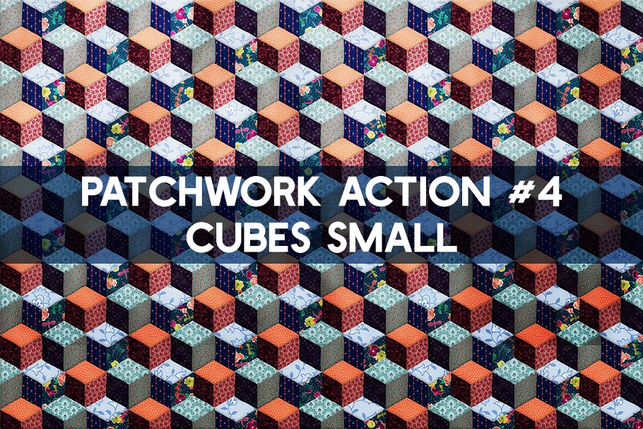 创意拼凑效果PS笔刷&图层样式合集 PATCHWORK Effect Photoshop TOOLKIT插图(9)