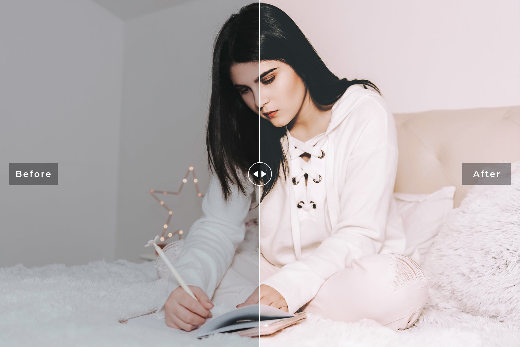 增强对比度暖色调照片效果处理素材库精选LR预设下载 Gingerbread Mobile & Desktop Lightroom Presets插图(3)