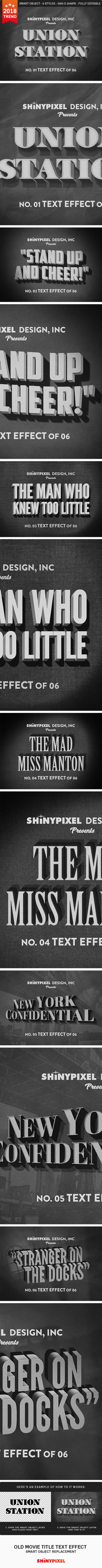 复古老式电影文字效果的图层样式文件下载[psd]插图