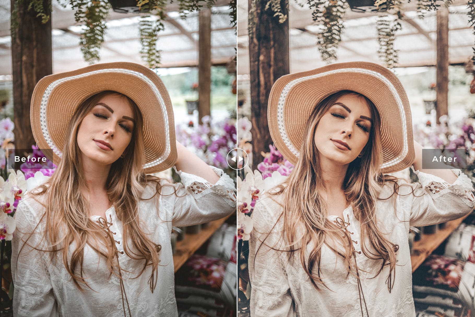 明亮暖色桃红色系人物摄影后期调色LR预设 Peach Mobile & Desktop Lightroom Presets插图(4)