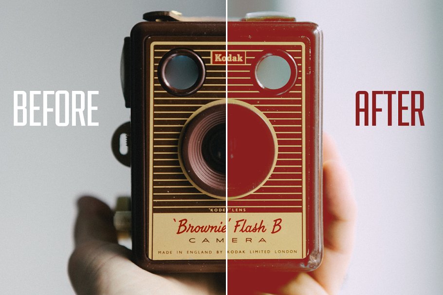 复古胶片电影特效PS动作 Filmtastic RedShift PS Film Actions插图(1)