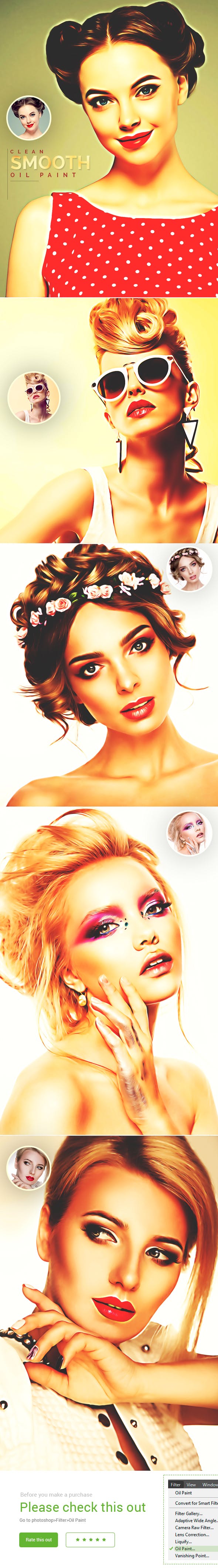 洁白光滑的人物锐化油漆效果ps动作下载插图