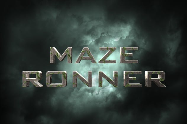 大气电影3D动画特效标字体PS样机模板v1 Cinematic 3D Movie Mockups V1插图(2)