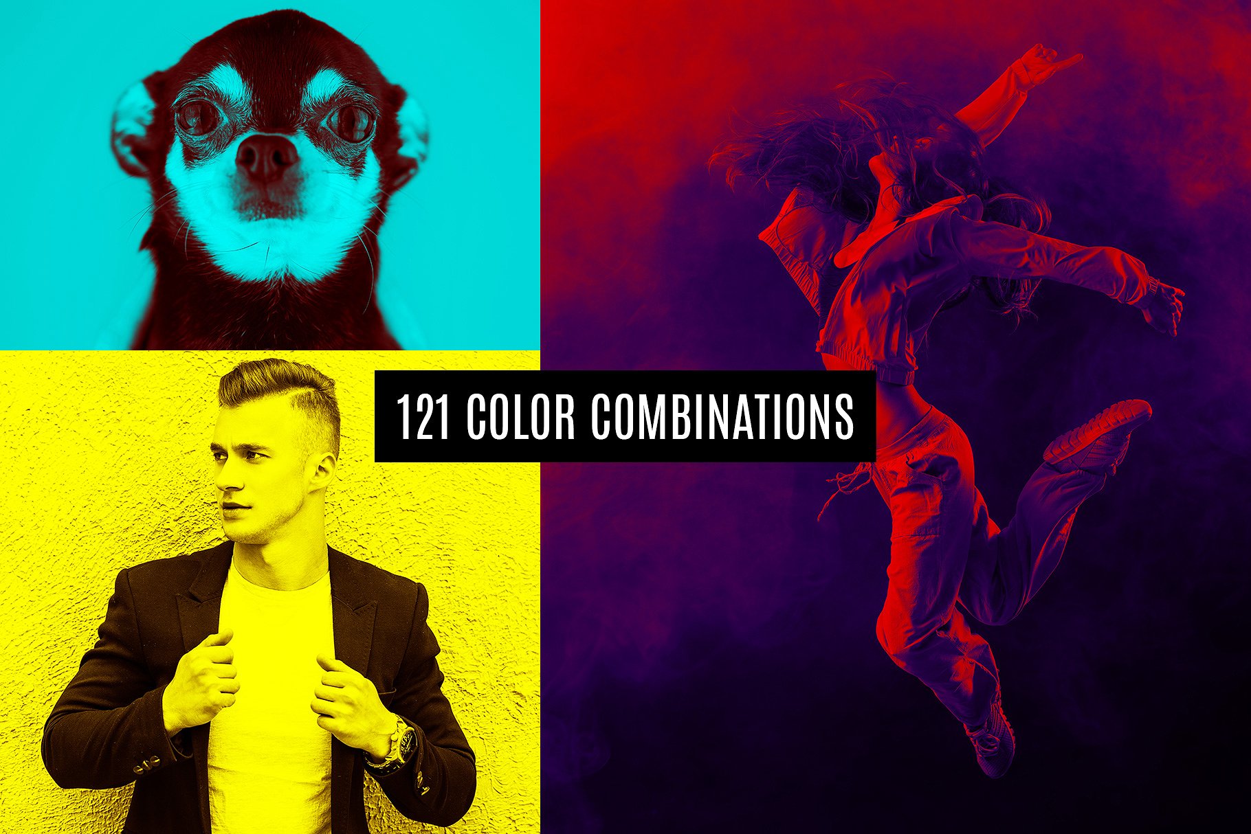 121个双色调照片滤镜ps动作 121 Duotone Lightroom Profiles插图(1)