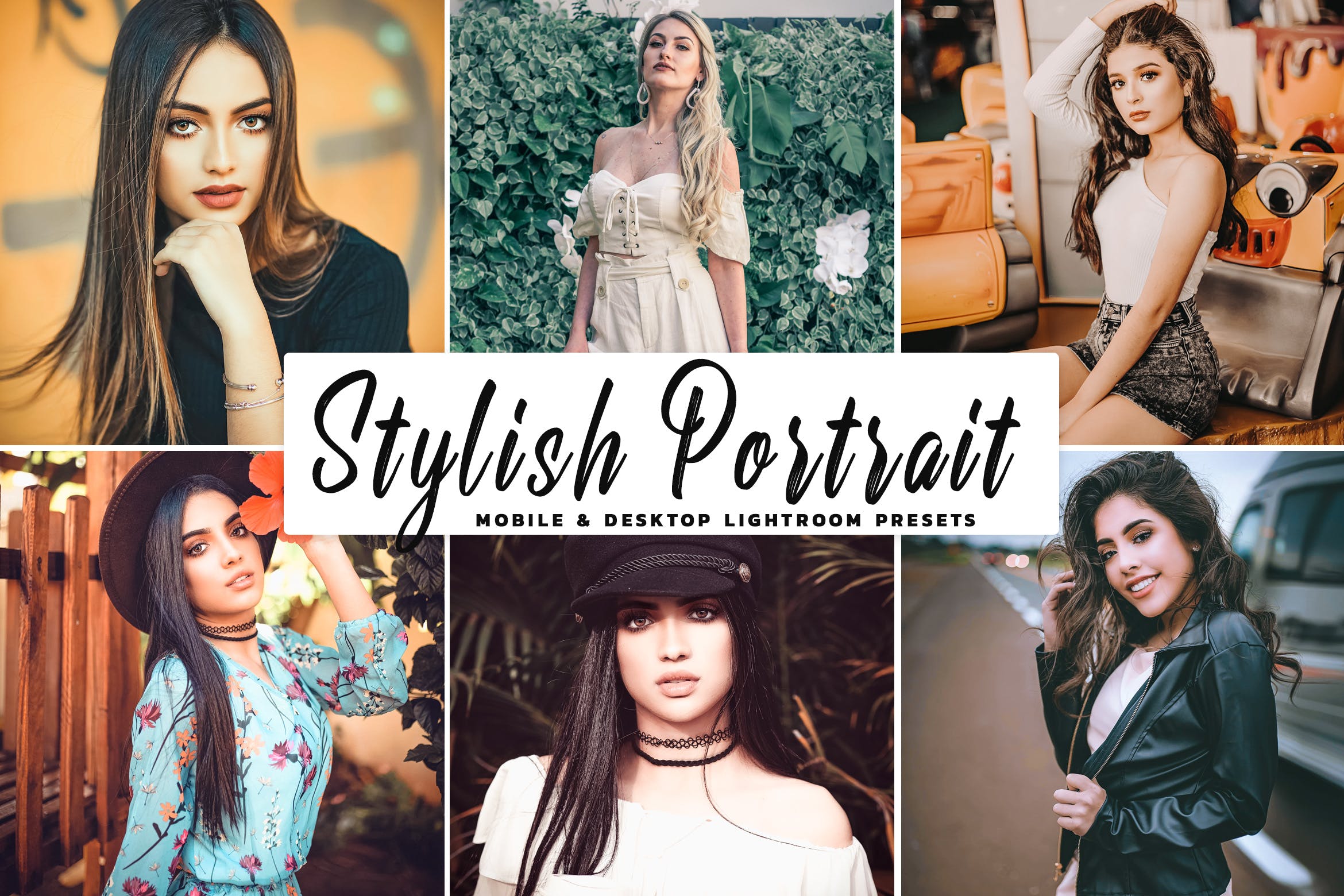 人像摄影大师照片后期调色处理LR预设 Stylish Portrait Pro Lightroom Preset插图