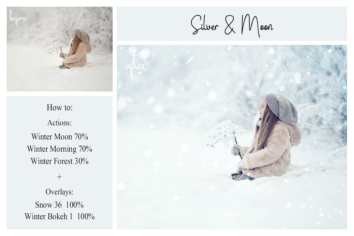 浪漫冬日温馨PS动作叠加纹理插图(15)