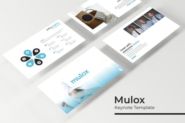创意设计公司简介Keynote演示文稿设计模板 Mulox – Keynote Template