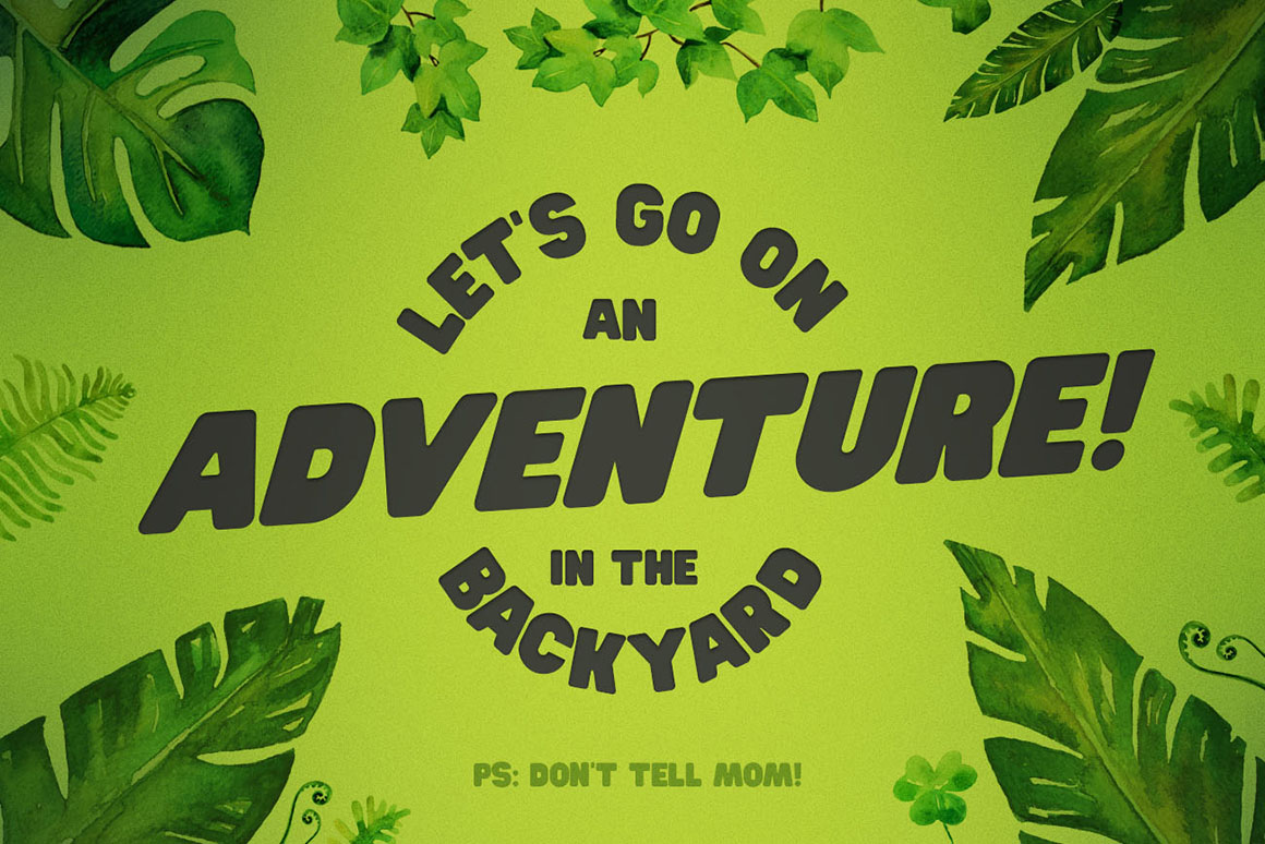 可爱风格英文无衬线字体素材库精选 Hit and Run Fun Sans Serif Font插图(2)