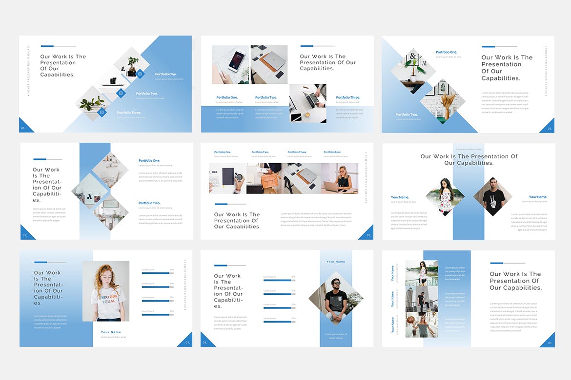 互联网+创业公司路演素材库精选谷歌演示模板 Power – Technology Google Slides Template插图(2)