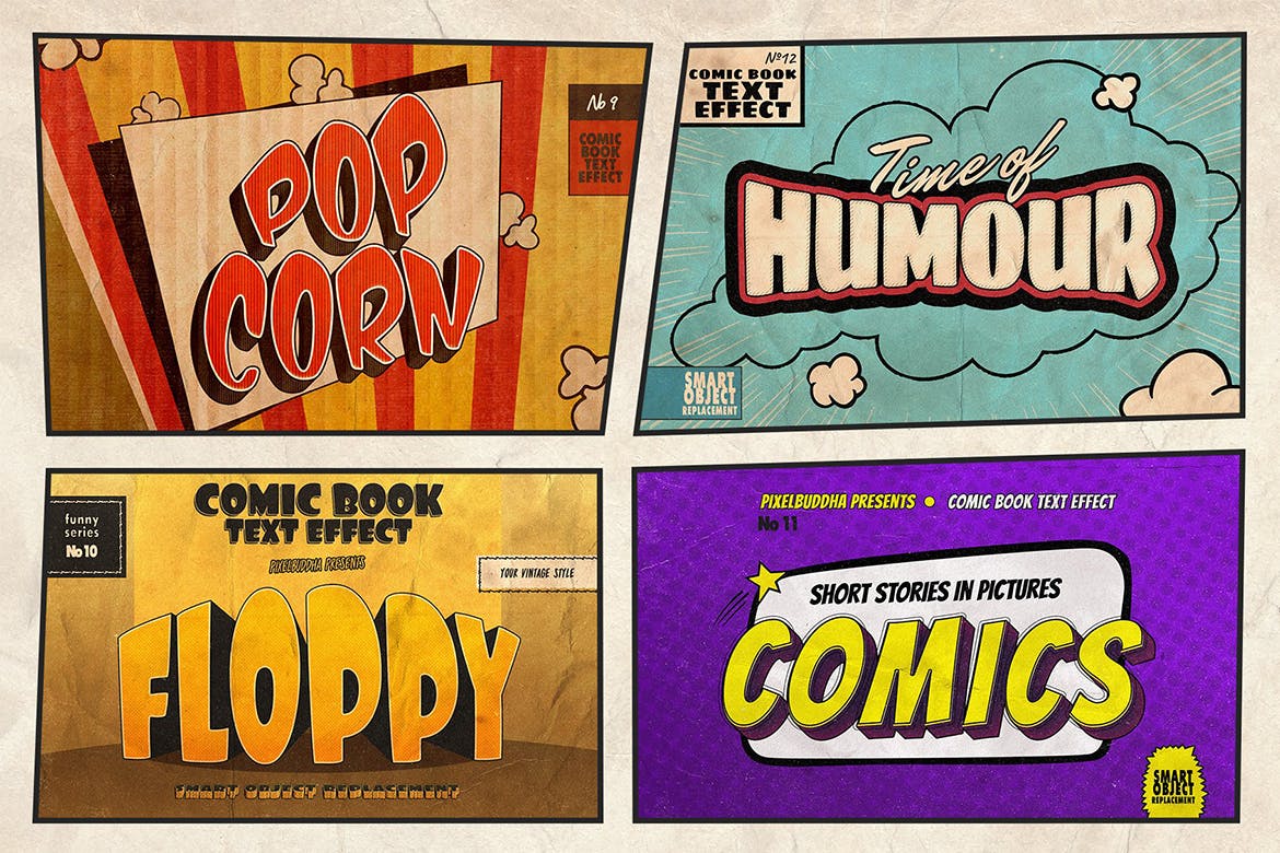 漫威&DC欧美复古漫画插画设计工具包插图(4)