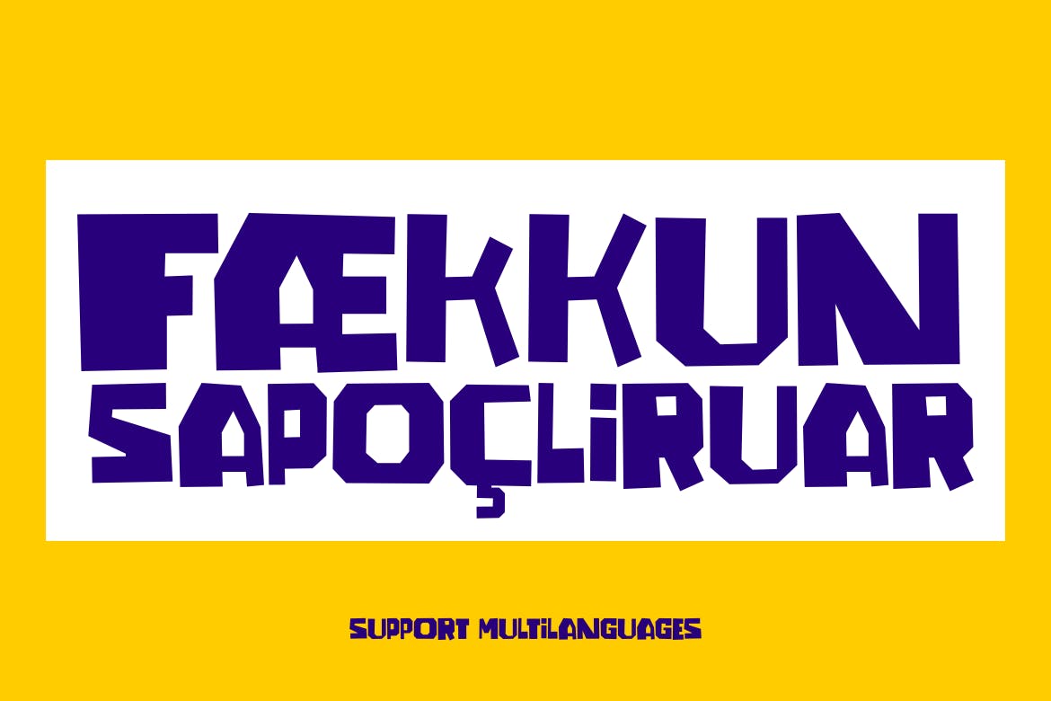 嬉皮古怪独特造型英文无衬线字体素材库精选 Juggler – Trendy Quirky Font插图(2)