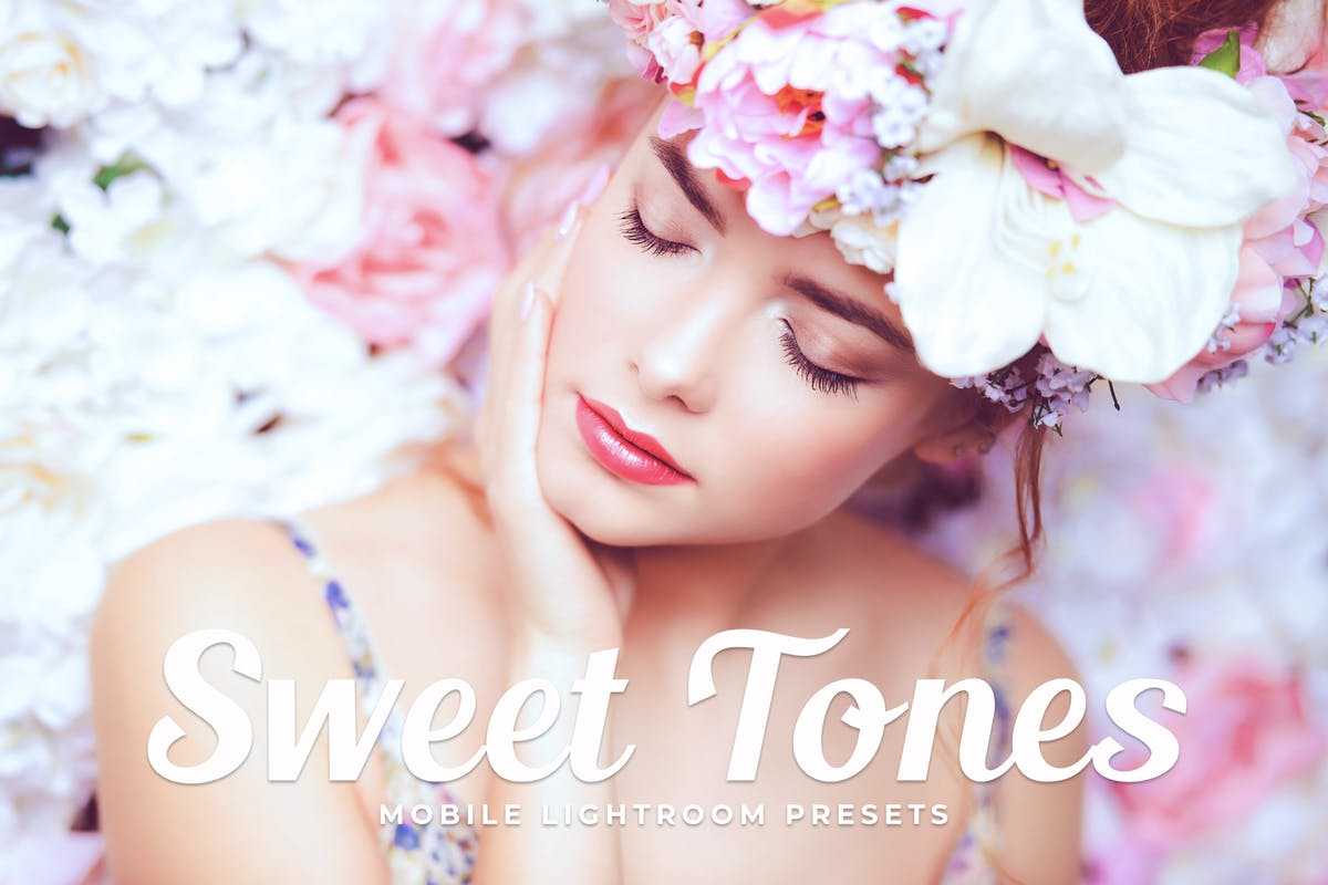 日系糖果色暖色调色LR预设 Sweet Tones Mobile Lightroom Presets插图