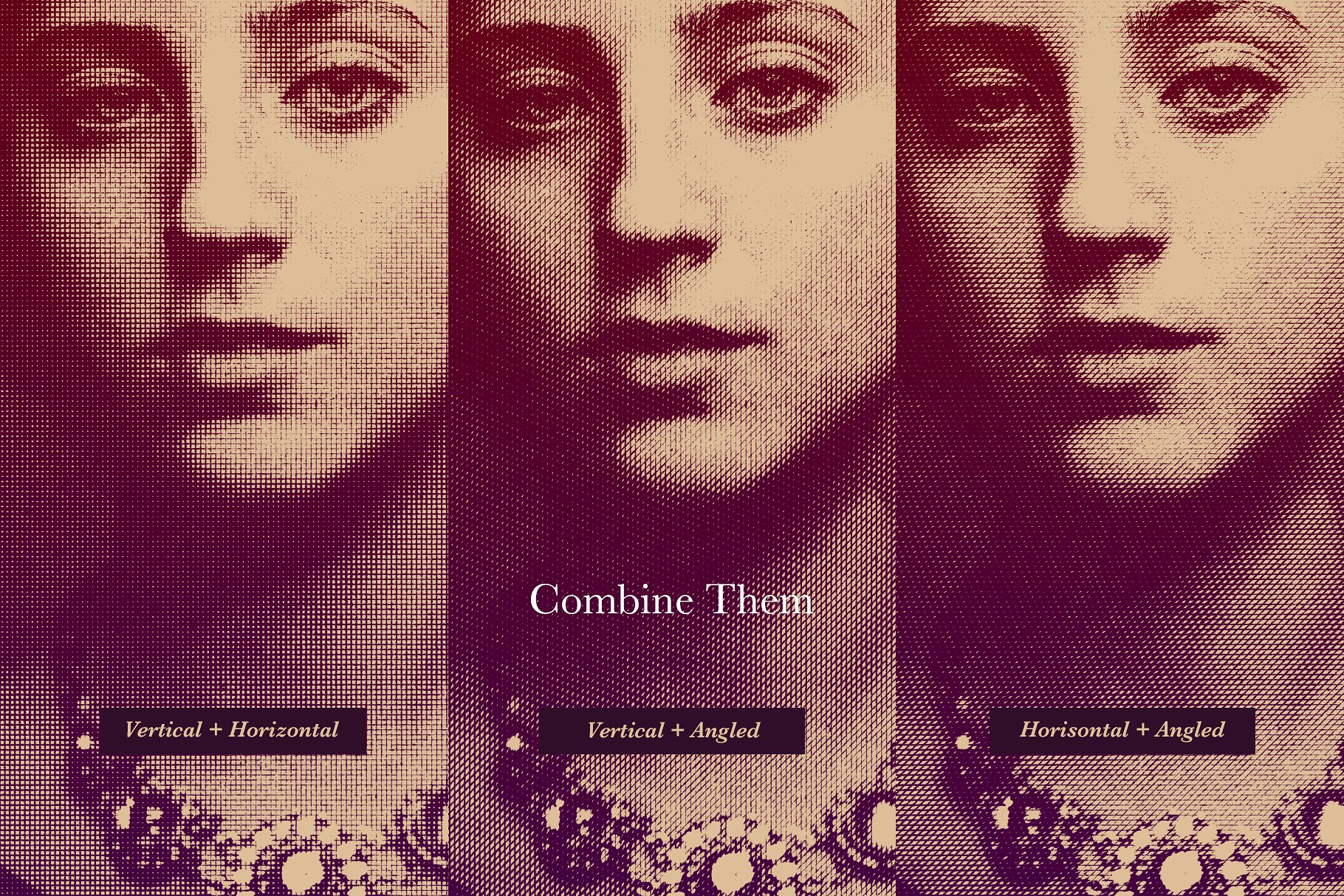 雕刻钱币凹版印刷风格照片效果处理PS动作 Engraving and Halftone Creator插图(4)