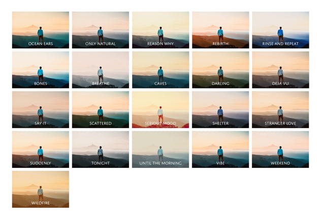 40款风景人物照片滤镜Lightroom预设 40 Traveller Lightroom Profiles and LUTs插图(2)