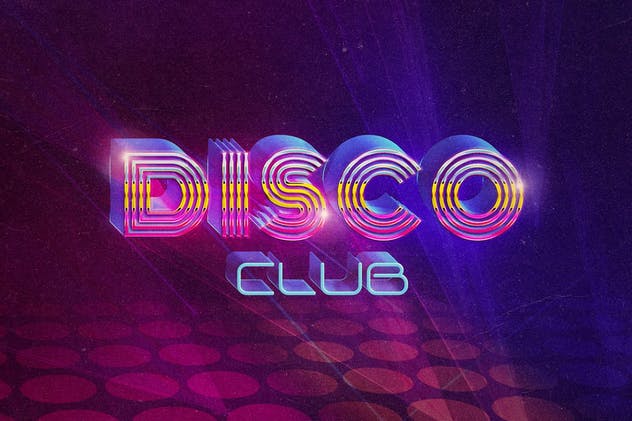 复刻80s年代文本图层样式 Back to the 80s Retro Text Effects插图(4)