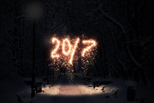 满天星火花动画特效PS动作 Sparklers Animation Photoshop Action插图(2)