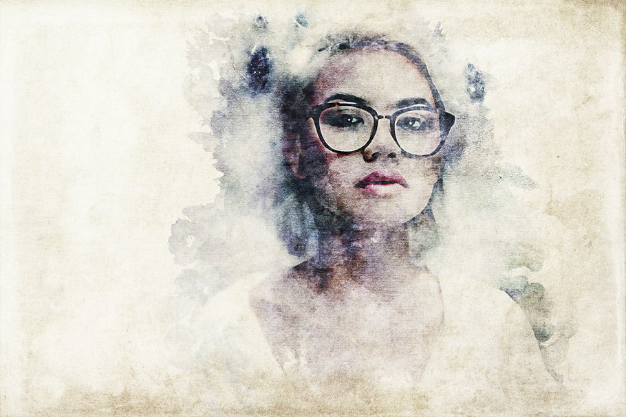 水彩画工作室第05卷-一键生成水彩画PS笔刷 Watercolor Painting Studio Vol. 05插图(3)