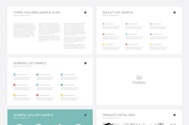 极简多用途企业PPT模板Vol.6 Multipurpose Powerpoint Template V.06插图(5)