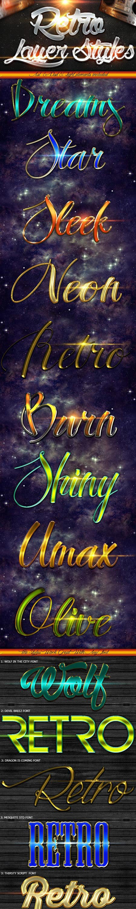 特别的金属质感photoshop图层样式下载[PSD]插图