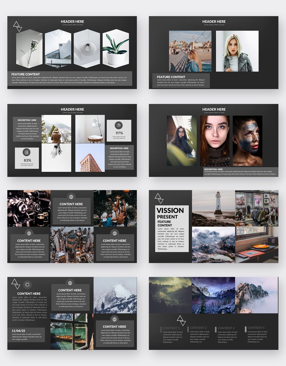 创意旅游摄影主题Keynote幻灯片模板 Kidak Keynote Template插图(8)