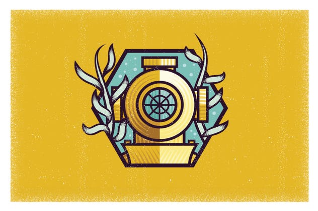 海报油墨印刷添加杂色效果AI图层样式 Poster Press – Screen-Print Creator插图(8)