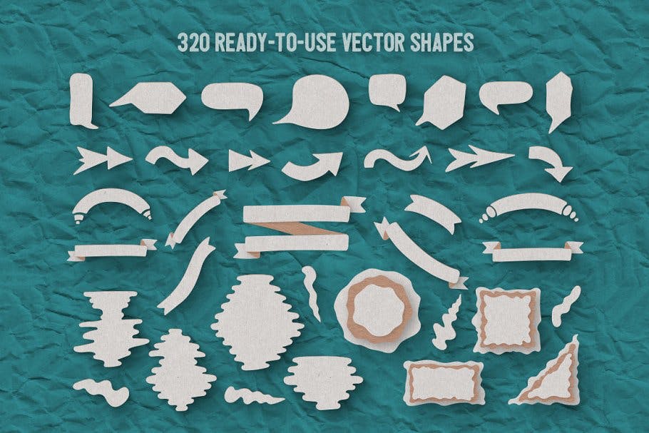 可爱剪纸艺术插画AI设计素材 Paper Kingdom Illustrator Graphic Styles插图(11)