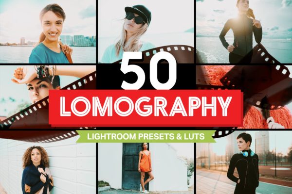 50种Lomo风格照片效果处理LR预设&amp;LUT下载 50 Lomography Lightroom Presets &amp; LUTs