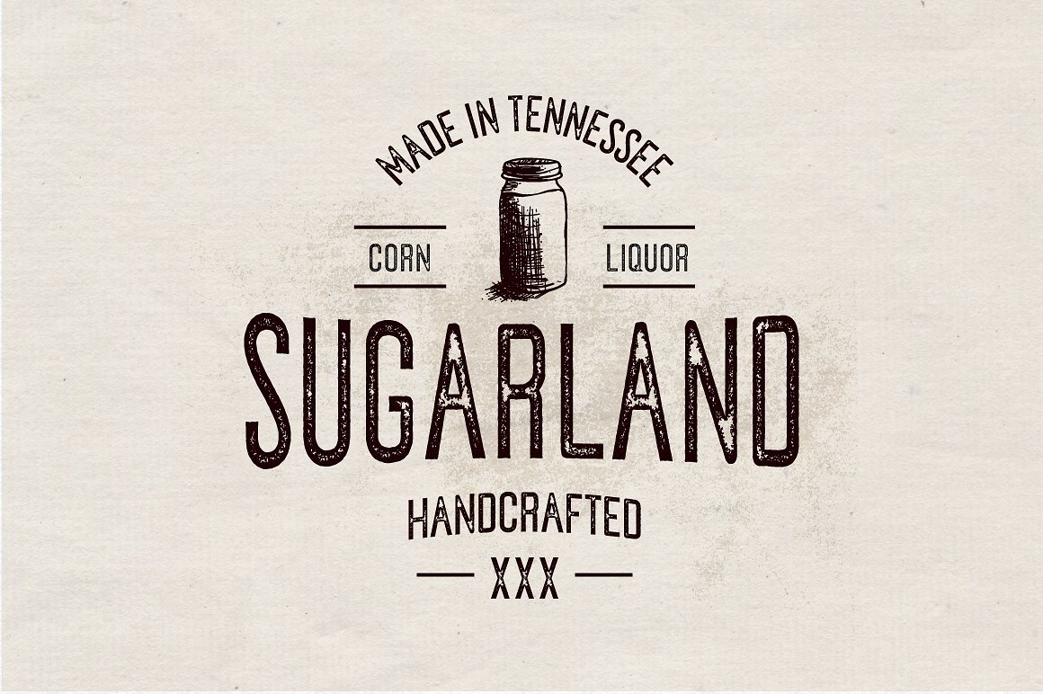 复古风格设计适用的英文无衬线字体 Tobacco Sans Serif Font插图(1)