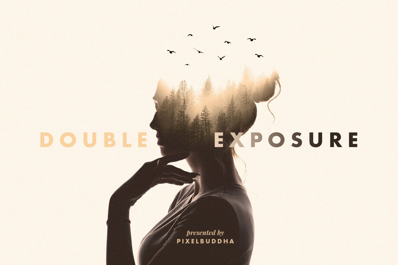 双重曝光创意艺术效果PS图层样式 Double Exposure Photoshop Effect插图