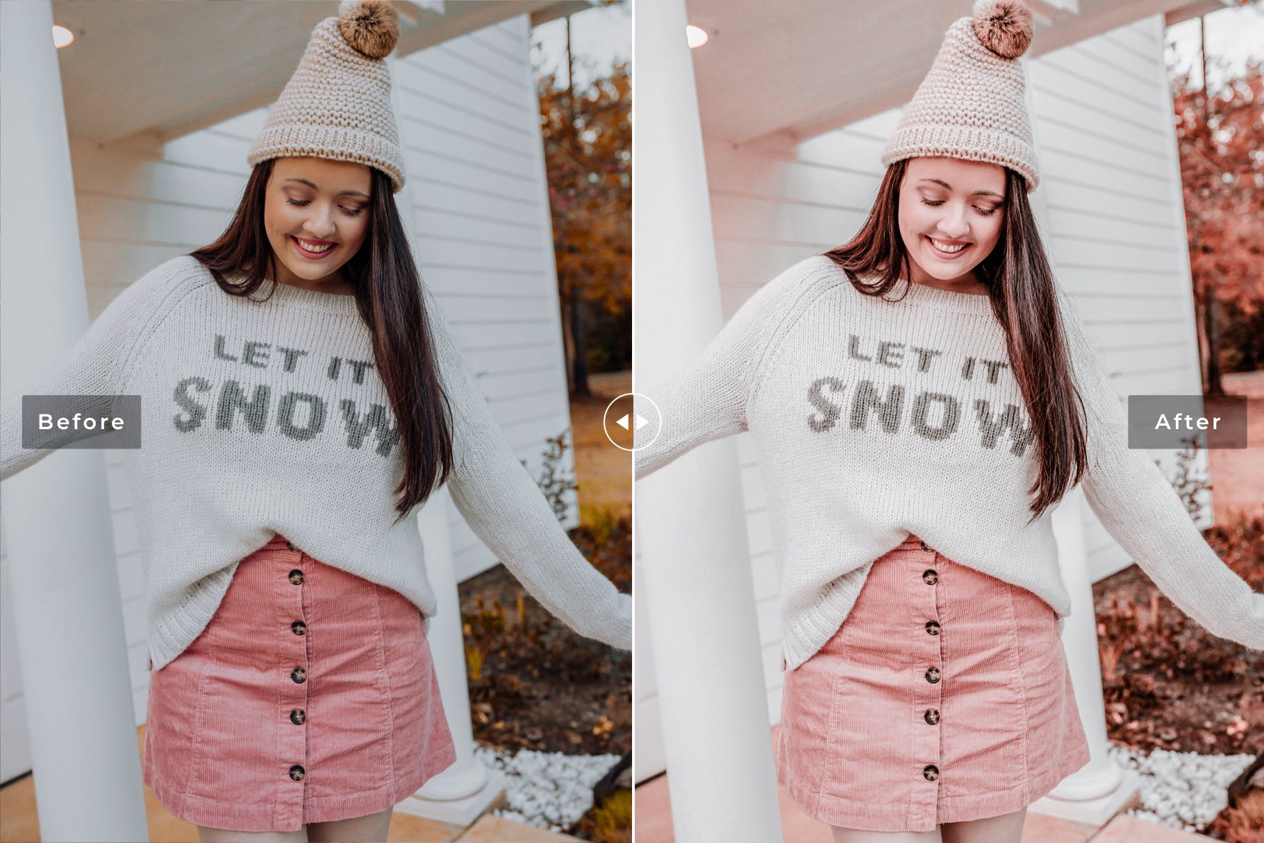 桃色的诱惑-LR调色滤镜预设 Peachy Mobile & Desktop Lightroom Presets插图(4)