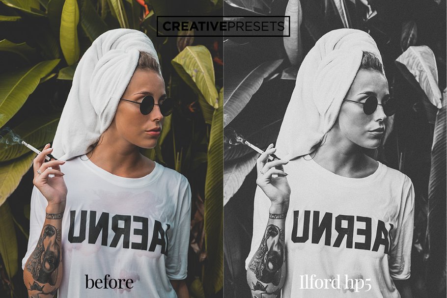 复古怀旧风格黑白照片调色滤镜LR预设 Vintage B&W Film Lightroom Presets插图(9)