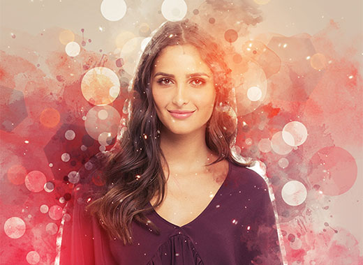 酷炫的圣诞灯光散景效果处理PS动作 Christmas Photoshop Action