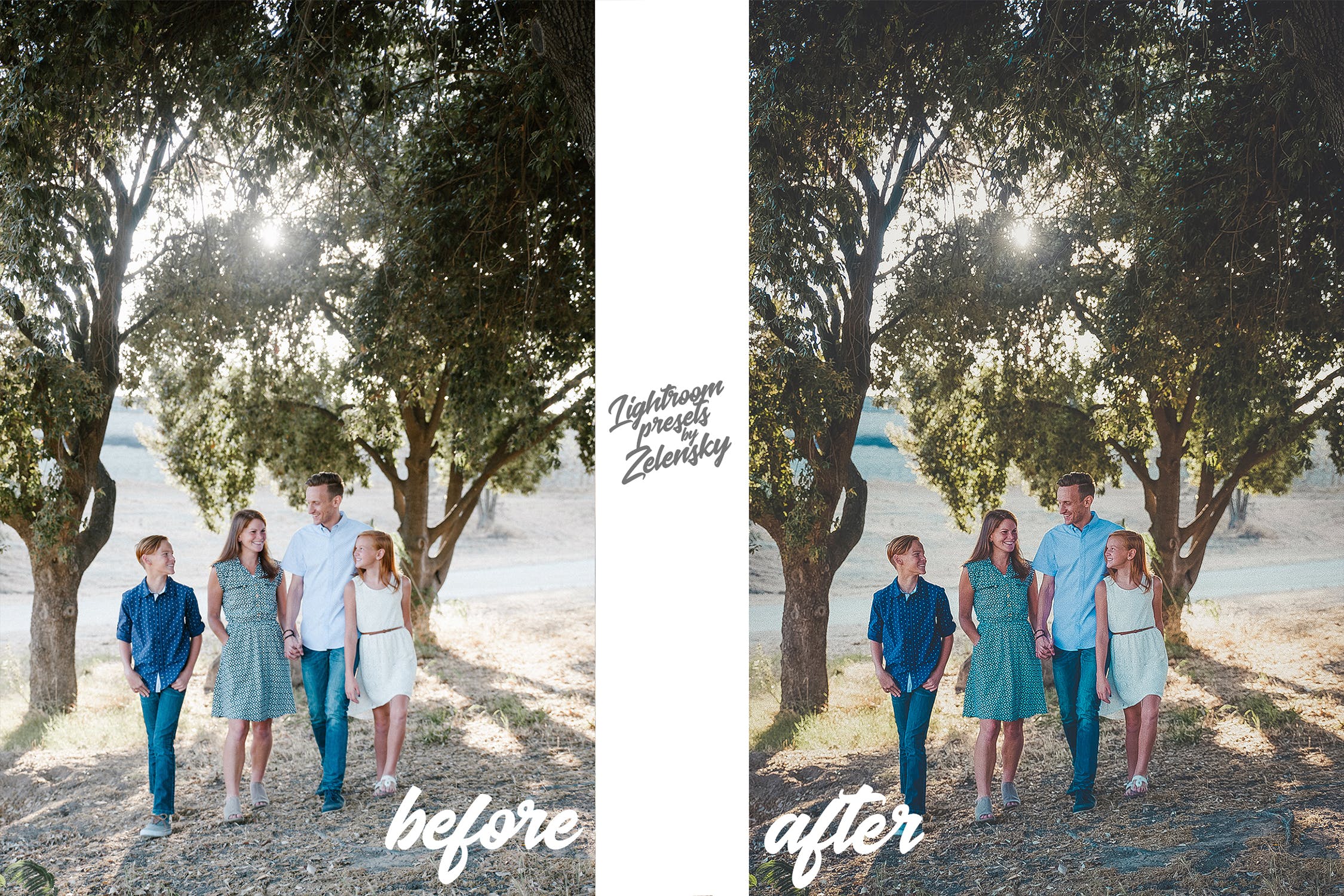 家庭生活照片后期处理调色滤镜LR预设 Family Lightroom Presets by Zelensky插图(5)