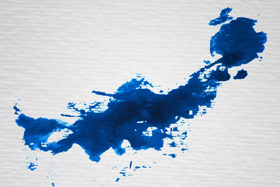 32款水彩飞溅图形PS笔刷 32 Watercolor Splatters插图(4)