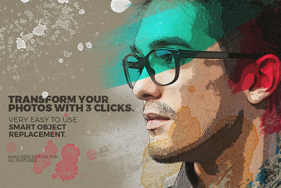 复古嬉皮文化艺术模板 Vintage Hipster Art Templates Bundle插图(2)