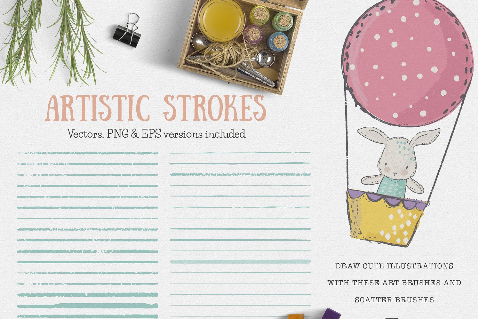 矢量花边装饰AI笔刷套件 Essential Vector Decoration Kit插图(5)