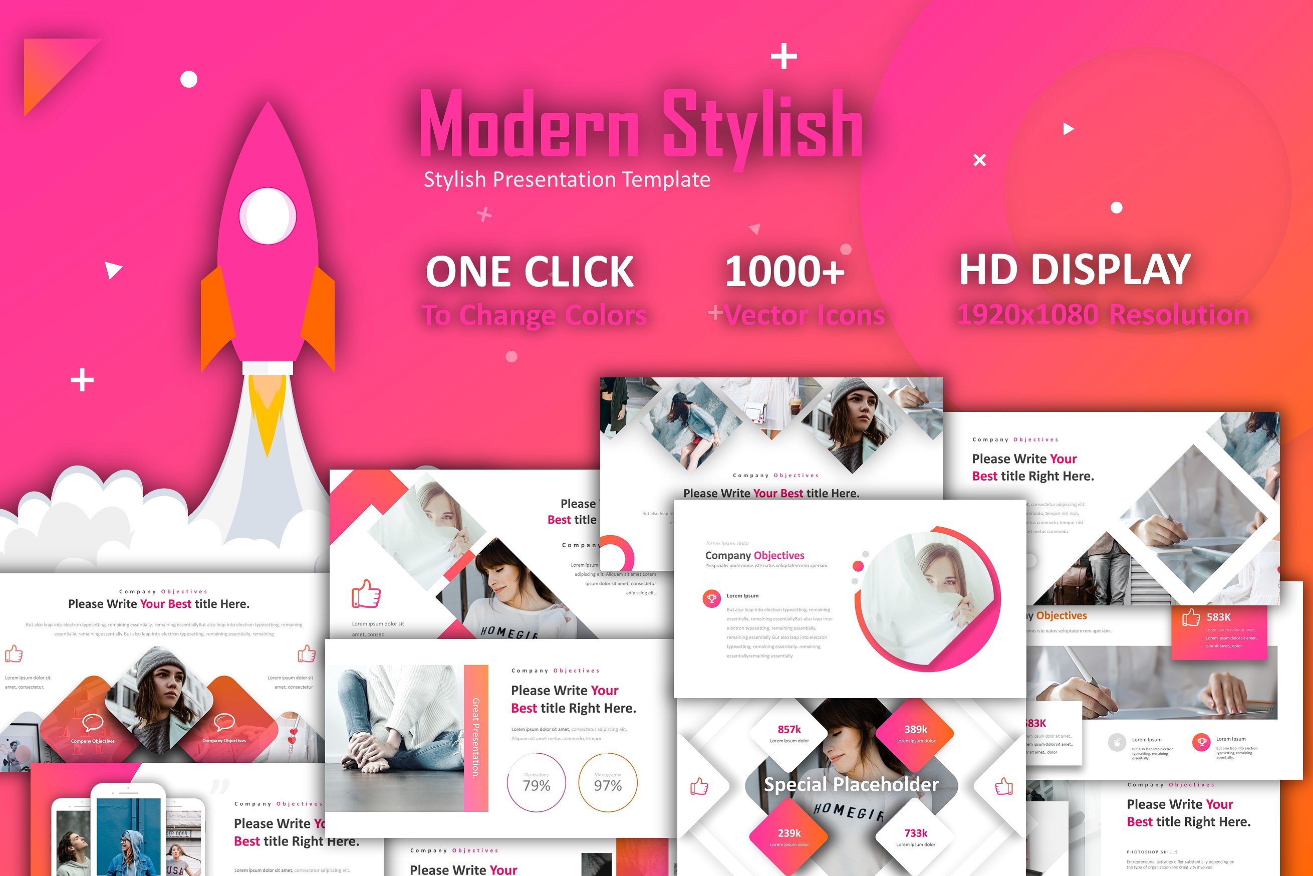 现代创意独特布局的PPT模板下载 Great Modern Creative Powerpoint [pptx]插图