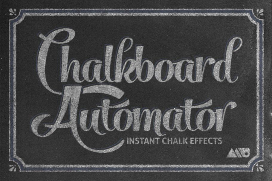 黑板画粉笔笔画文本样式 Chalkboard Automator – Chalk Effects插图