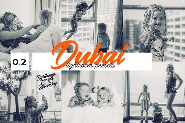 旅行照片后期效果处理LR暖色调调色预设 DUBAI –  Lightroom Presets by Zelensky插图(1)