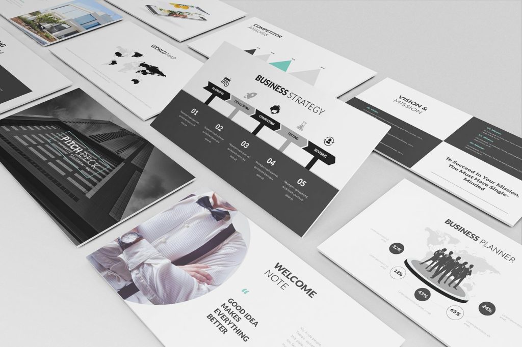 一套现代简约的企业PPT模版下载[pptx]插图(7)