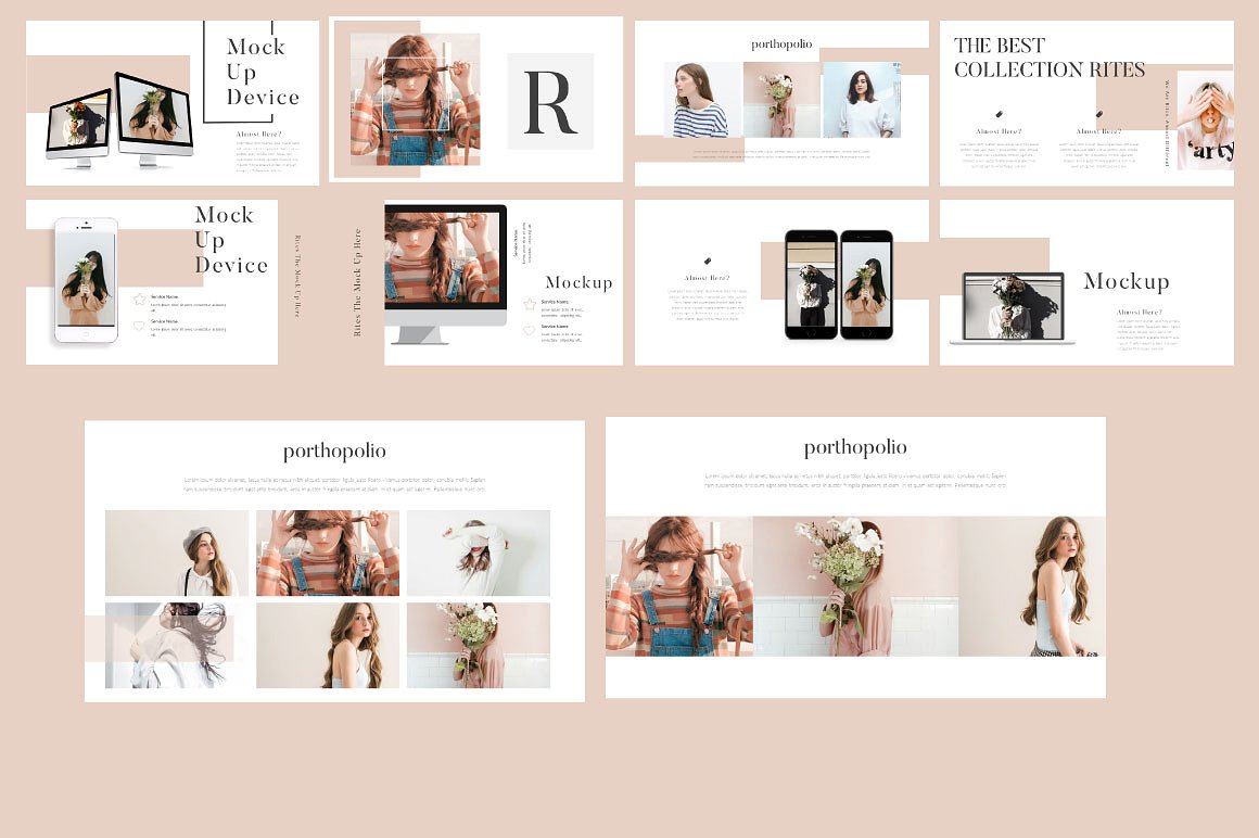 超现代和独特的谷歌幻灯片模板插图(3)