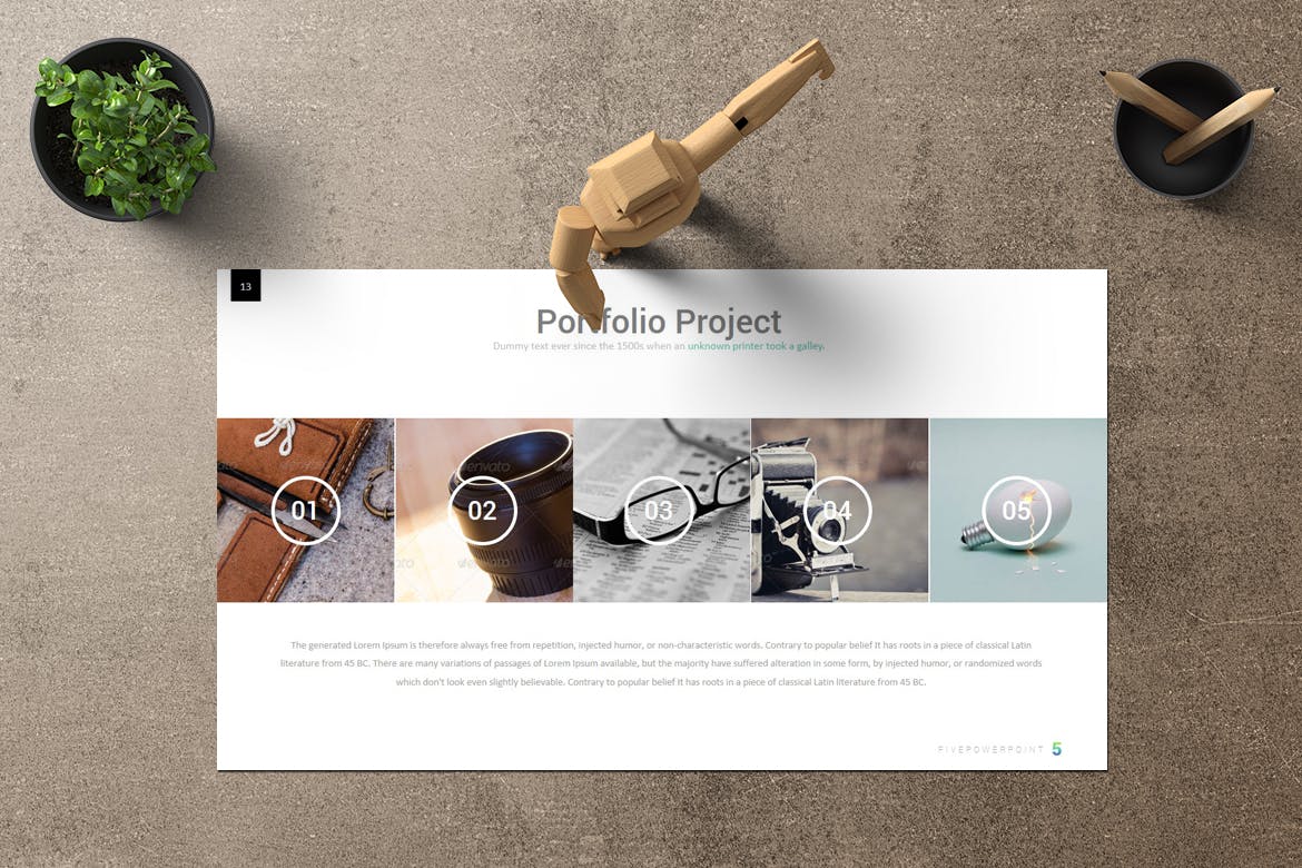 创业项目融资谷歌幻灯片设计模板 Five – Google Slides插图(2)