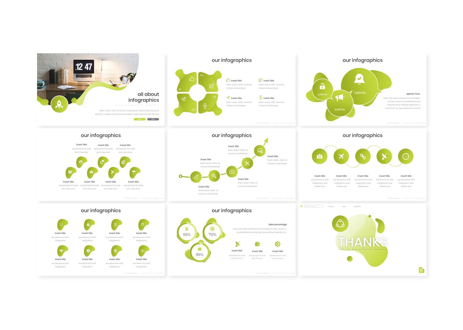 室内设计企业介绍PPT幻灯片模板 Mumo – Powerpoint Template插图(4)
