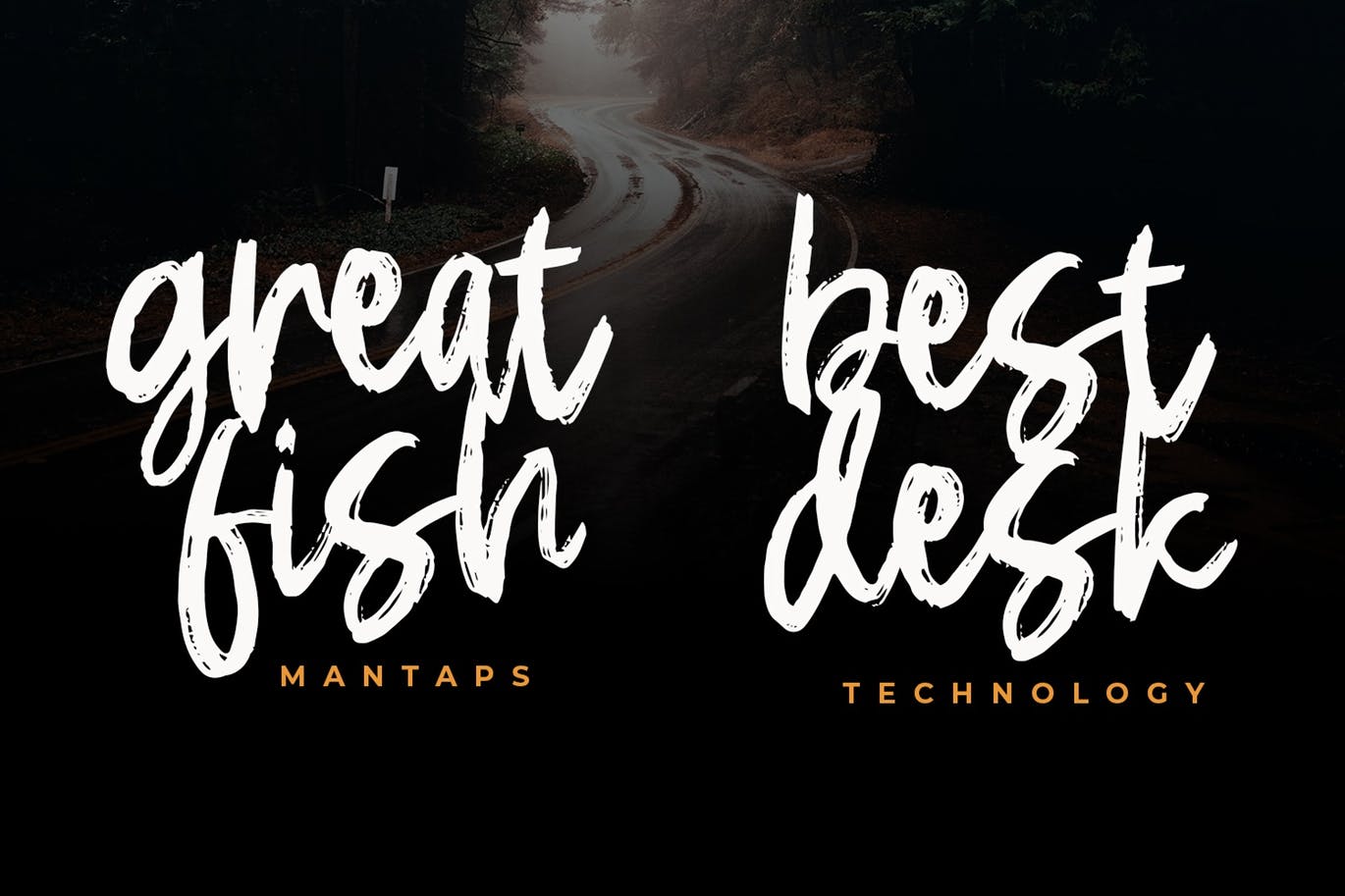 Logo/印刷设计英文笔刷字体素材库精选 Seqopr – The Brush Font插图(2)